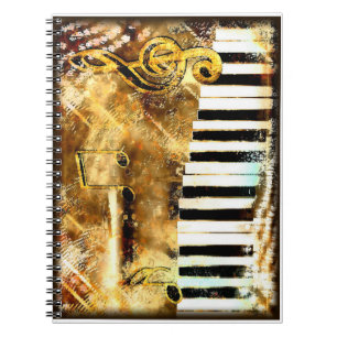 Musical Grunge Notebook