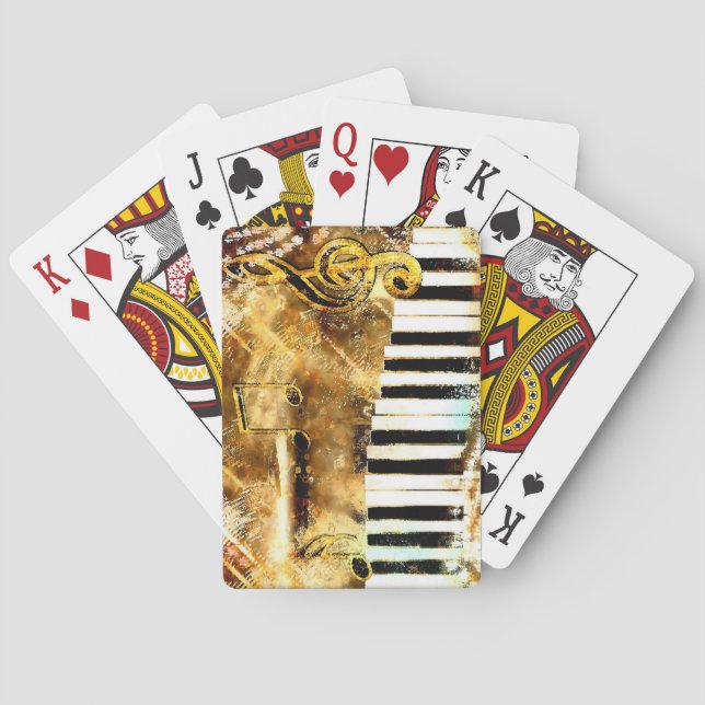 Musical GrungePlaying Cards (Back)