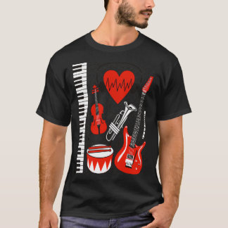 Musical heartTShirt T-Shirt