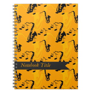 Musical Instrument Saxaphone Journal Notebook