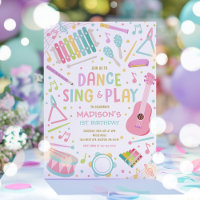Musical Instrument Sing Dance Play Birthday Party