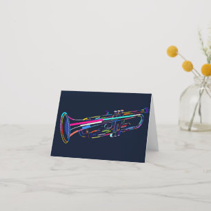  Musical instrument Thank You Card