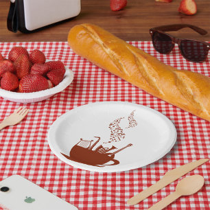 Musical Instruments And Notes Paper Plates