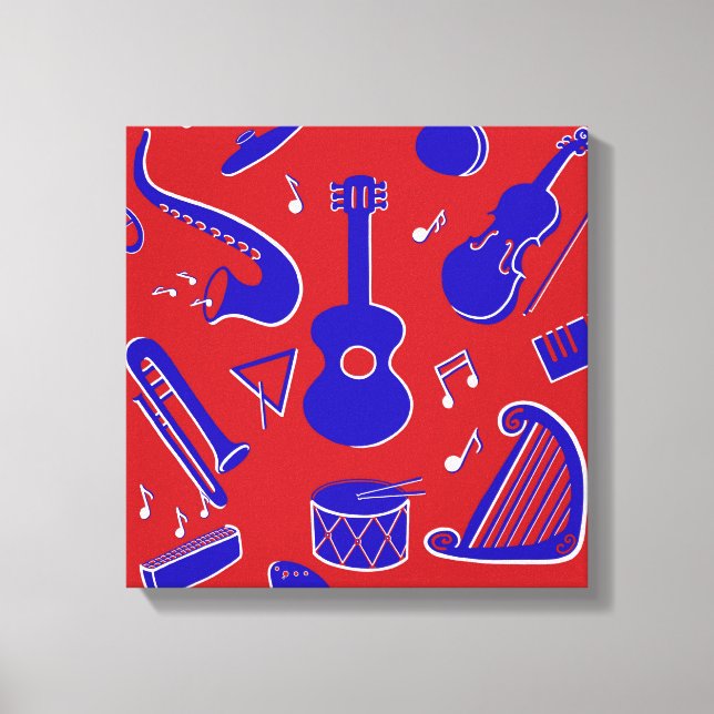 Musical Instruments Canvas Print (Front)