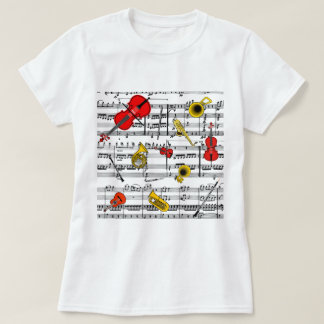musical instruments copy.pdf T-Shirt