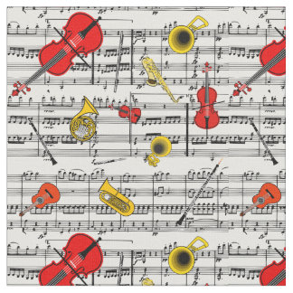 Musical Instruments Fabric
