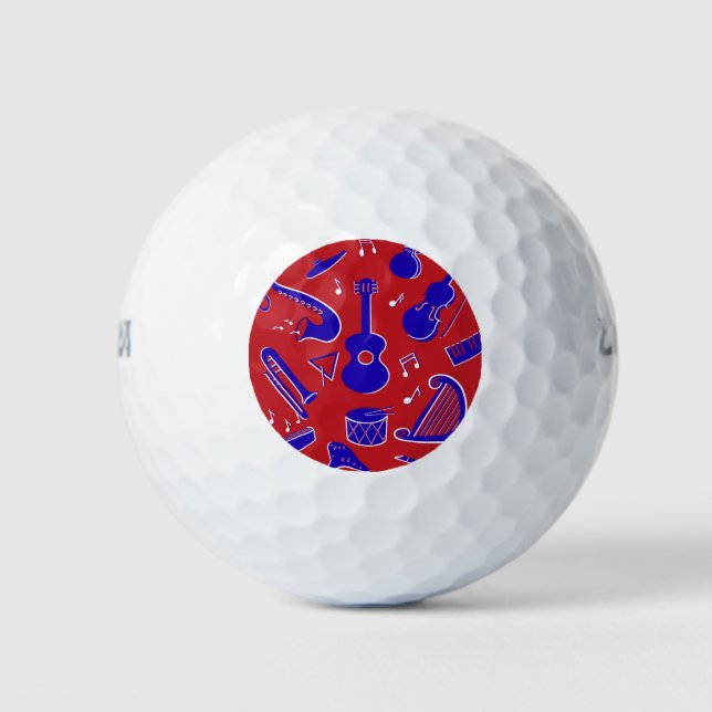 Musical Instruments Golf Balls (Front)
