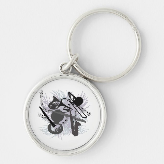 Musical Instruments Keychain (Front)