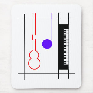 Musical instruments mouse pad