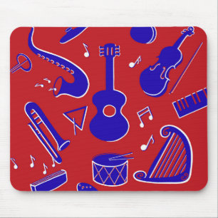 Musical Instruments Mouse Pad