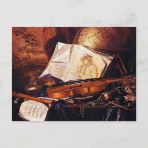 Musical Instruments Painting Gifts Postcard