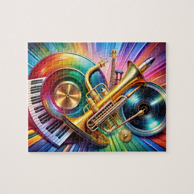 Musical Instruments Puzzle (Horizontal)