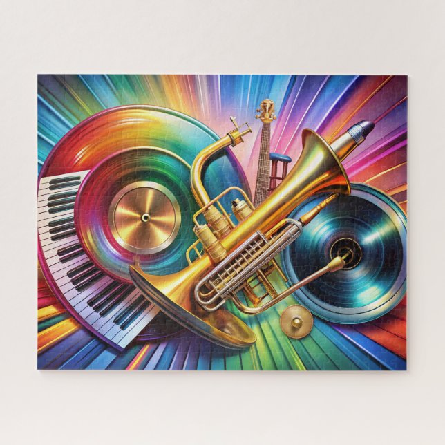 Musical Instruments Puzzle (Horizontal)