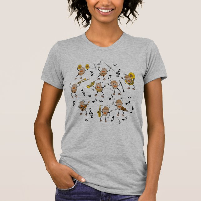  Musical Instruments Rock T-Shirt (Front)