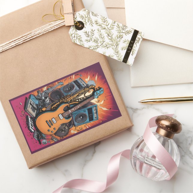 Musical Instruments Sticker (Gifting)