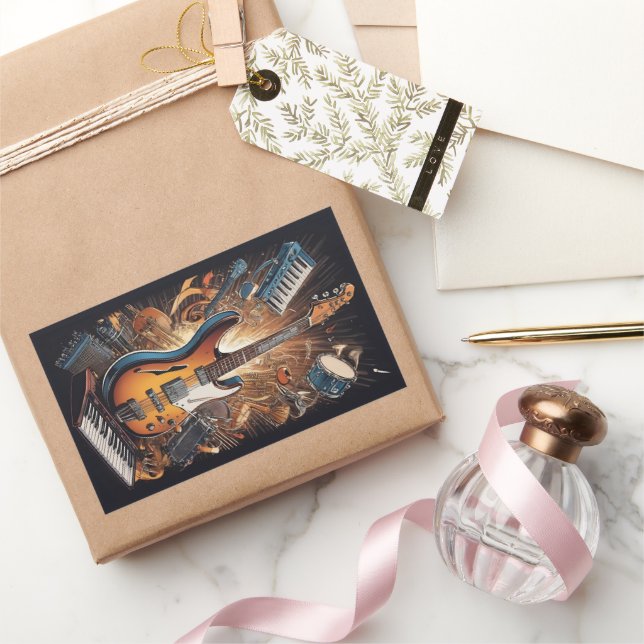 Musical Instruments Sticker (Gifting)
