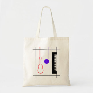 Musical instruments tote bag