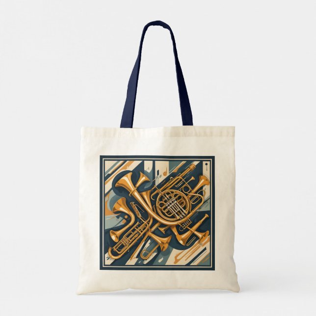 Musical Instruments Tote Bag (Back)