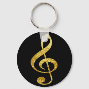 musical key keychain