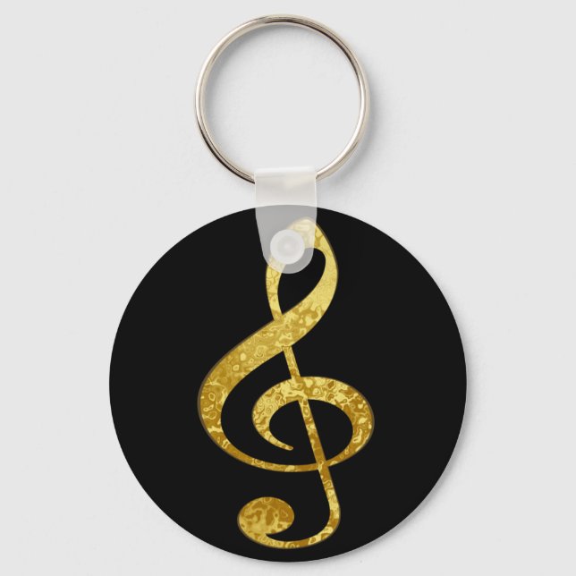 musical key keychain (Front)