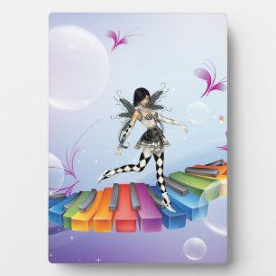 Musical Keyboard Faerie Plaque