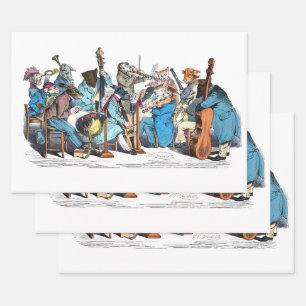 MUSICAL LANGUAGE ANIMAL FARM ORCHESTRA  WRAPPING P WRAPPING PAPER SHEET