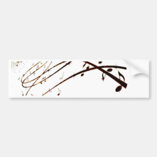 Musical Lava Notes Products Bumper Sticker