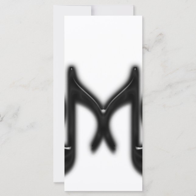 Musical Letter "M" (Front)