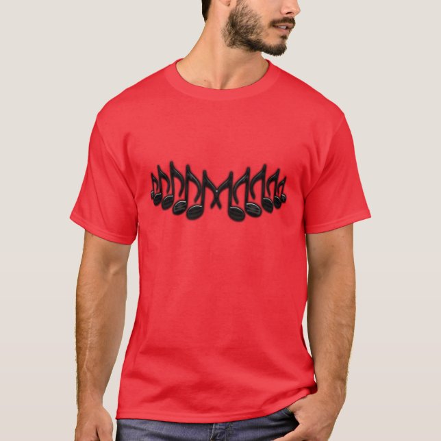 Musical Letter "M" T-Shirt (Front)