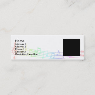 Musical Mini Business Card
