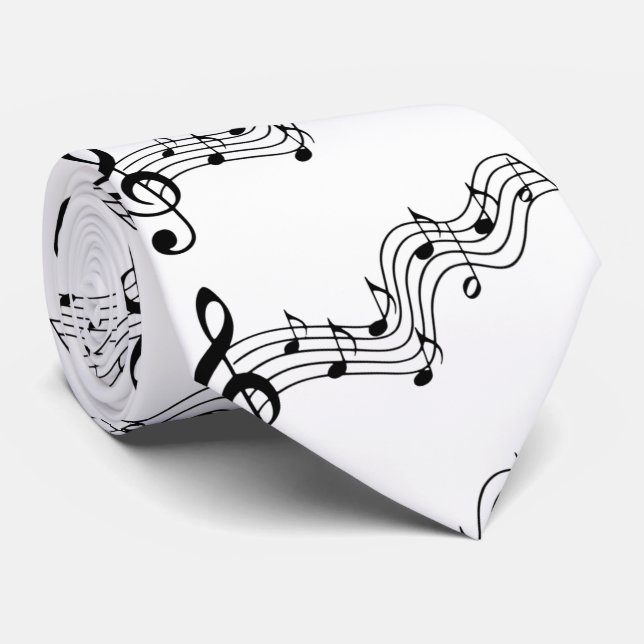 Musical necktie (Rolled)