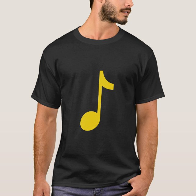 Musical note- eight note  T-Shirt (Front)