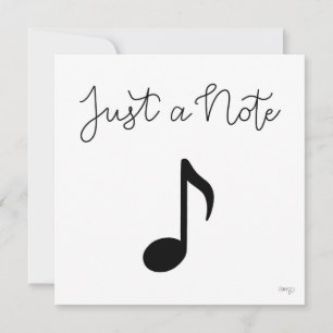 Musical Note Greeting Card