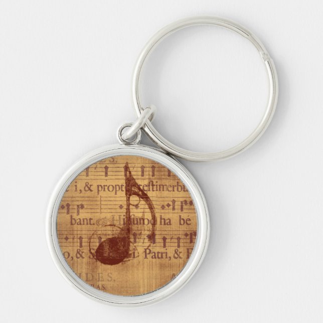 Musical Note Keychain (Front)