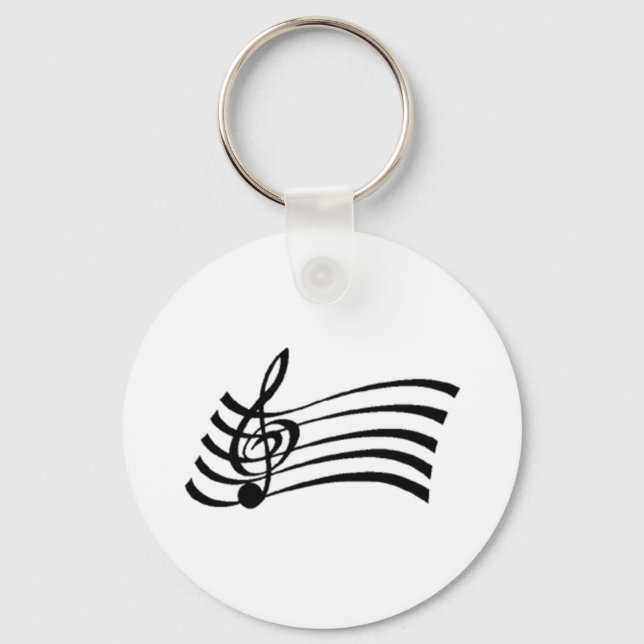 Musical Note Keychain (Front)