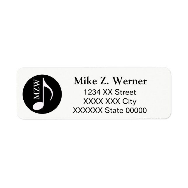 musical note / music symbol / musician's (Front)