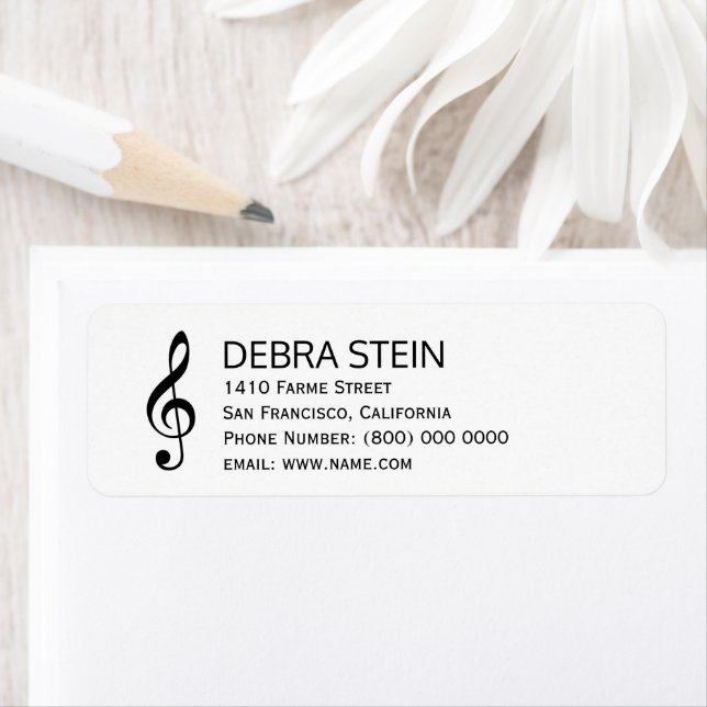 Musical note & name, simple & clear (Insitu)