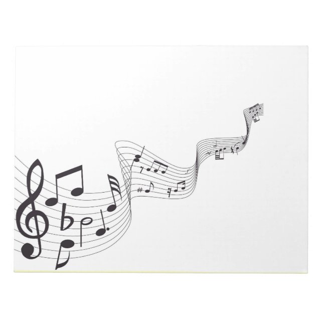 Musical Note Notepad (Front)