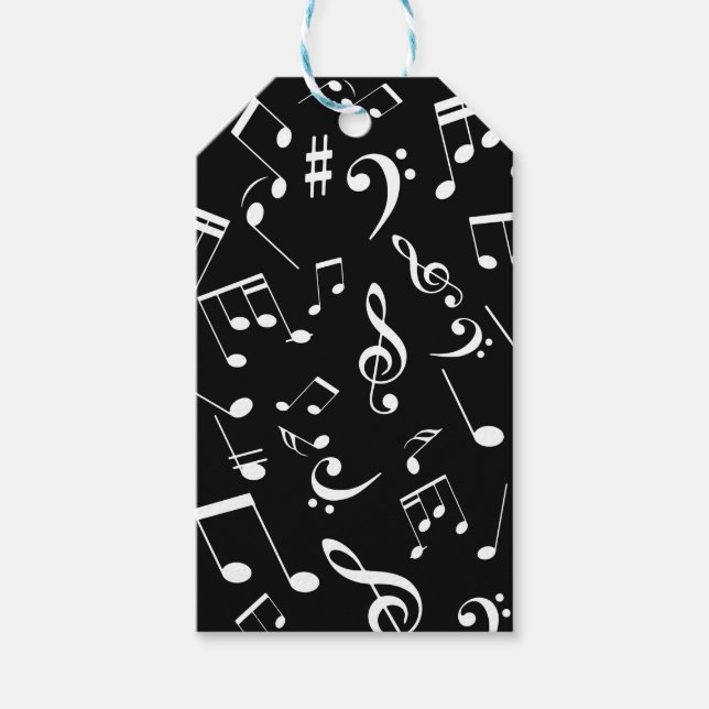 Musical Notes 2 Gift Tags (Front)