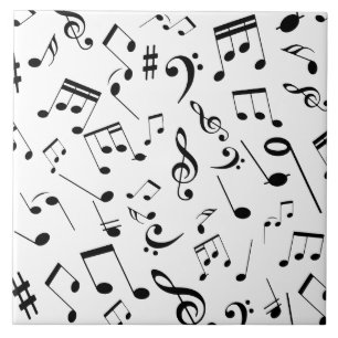 Musical Notes 3 Tile
