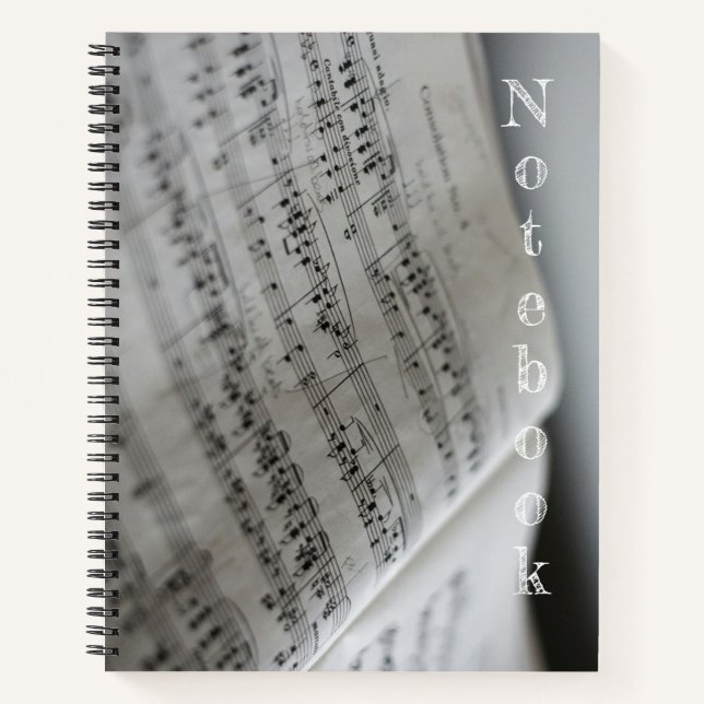 Musical Notes - A simple notebook (Front)