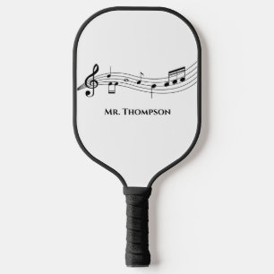Musical Notes Band or Choir Teacher Custom Music Pickleball Paddle