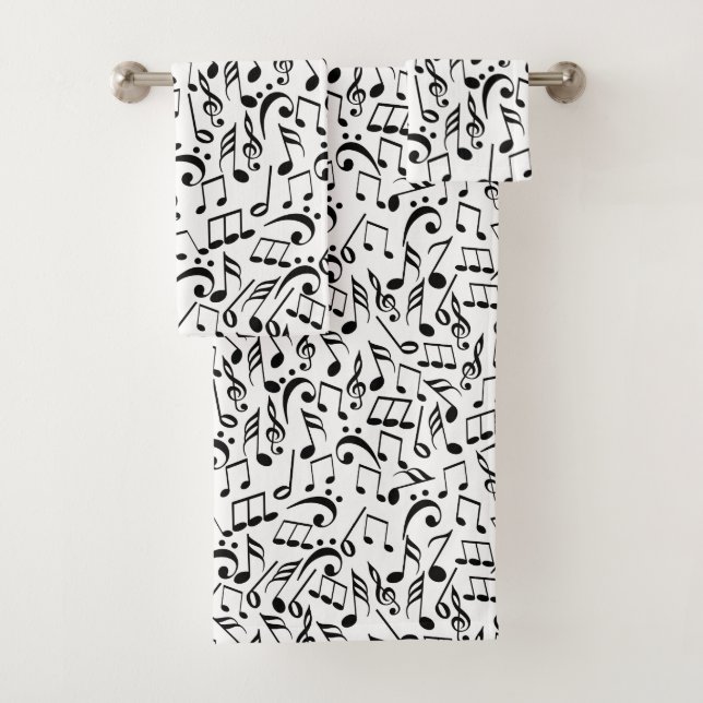 Musical Notes Bath Towel Set (Insitu)