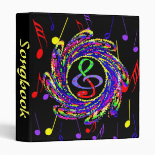 Musical Notes Binder