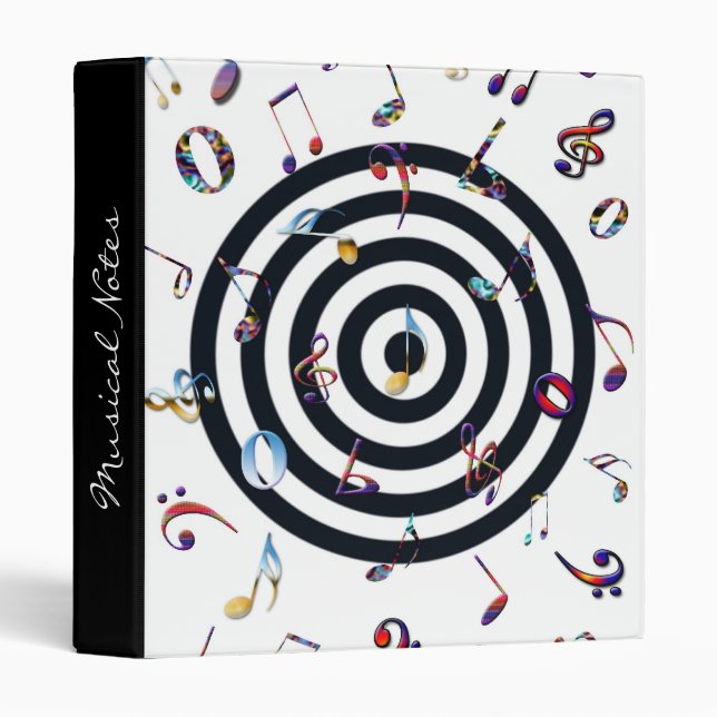 Musical Notes - Binder (Front/Spine)