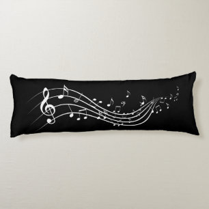 Musical Notes Body Pillow