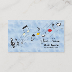 Musical Notes Business Card