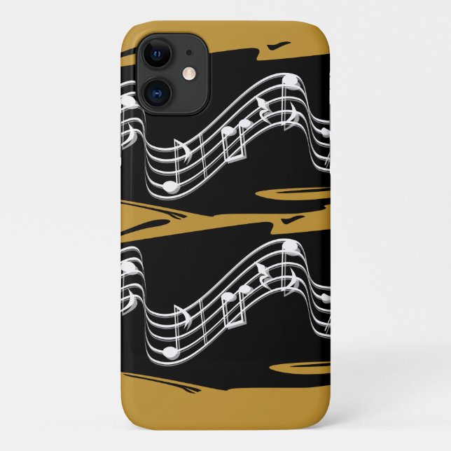 Musical notes Case-Mate iPhone case (Back)
