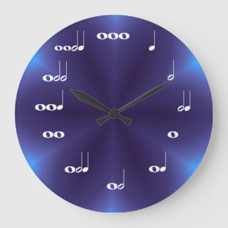 Musical Notes Clock Purple blend