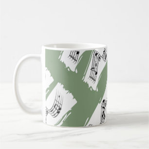 Musical notes coffee mug